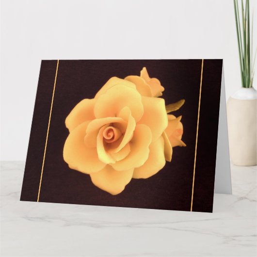 Gele Roos, 2004 Foto. Kaart (Voorkant)