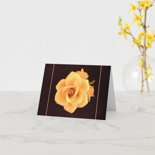 Gele Roos, 2004 Foto. Kaart (Gele Bloem)