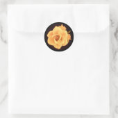 Gele Roos, 2004 Foto. Ronde Sticker (Tas)