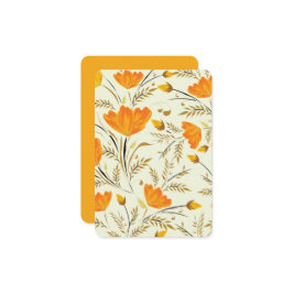 Gele roos bedankkaart