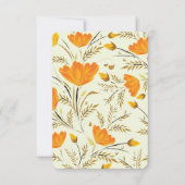 Gele roos bedankkaart (Voorkant)