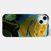 Gele roos bedrukt Case-Mate iPhone case (Achterkant (horizontaal))