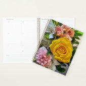 Gele roos bericht planner (Display)