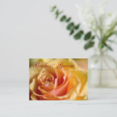 Gele Roos • Bewaar de datum mini kaart (Staand voorkant)