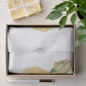 Gele Roos Bloem Bloemig Tissuepapier #1 (Geschenk)