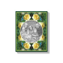 Gele Roos Bloem Frame Maak Je Eigen Foto