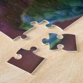 Gele Roos Bloem Kunstpuzzel Legpuzzel (Zijkant)