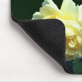 Gele Roos Bloemen Persoonlijk Muismat (Hoek)
