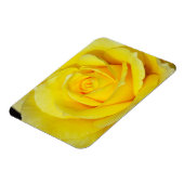 Gele roos bloemenmagneet magneet (Linkerzijde)