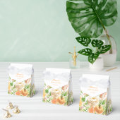 Gele Roos Bloemige Groene Meisje Baby Shower Bedankdoosjes