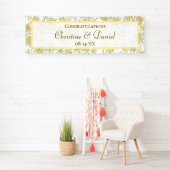 Gele Roos Bruiloft Spandoek (Insitu)