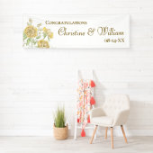 Gele Roos Bruiloft Spandoek (Insitu)