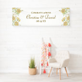 Gele Roos Bruiloft Spandoek (Insitu)