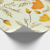 Gele roos cadeaupapier (Hoek)