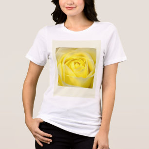 Gele Roos Close-up Tri-Blend Shirt