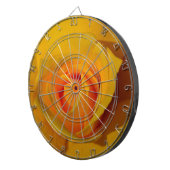 Gele Roos Dartbord (Voorkant Rechts)