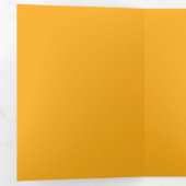 Gele roos drieluik uitnodiging (Binnenzijde eerst)