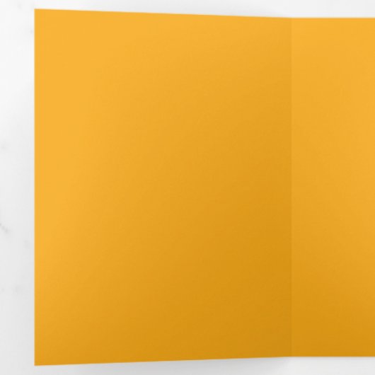 Gele roos drieluik uitnodiging (Binnenzijde eerst)