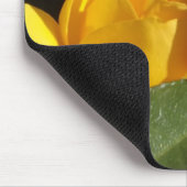 Gele roos en lieveheersbeestje muismat (Hoek)