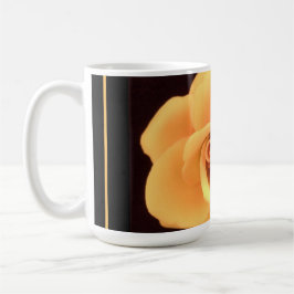 Gele roos, foto uit 2004. koffiemok