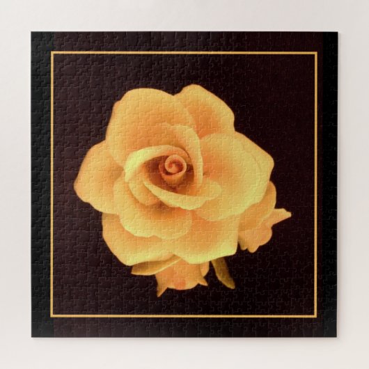 Gele roos, foto uit 2004. legpuzzel (Horizontaal)