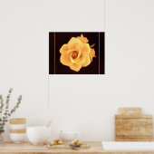 Gele roos, foto uit 2004. poster (Keuken)