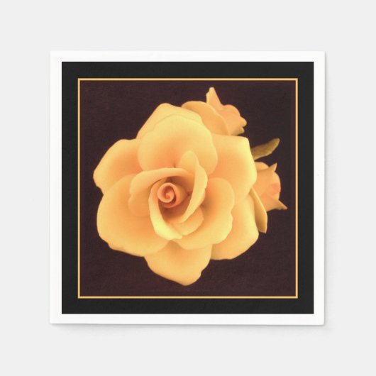 Gele roos, foto uit 2004. servet (Voorkant)