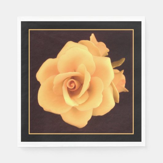 Gele roos, foto uit 2004. servet (Voorkant)