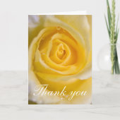 Gele roos ... kaart (Voorkant)