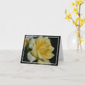 gele roos kaart (Gele Bloem)