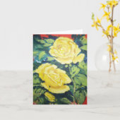 gele roos kaart (Gele Bloem)