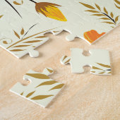 Gele roos legpuzzel (Zijkant)