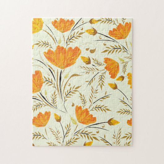 Gele roos legpuzzel (Verticaal)
