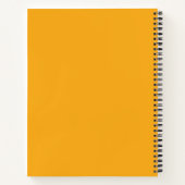Gele roos notitieboek (Achterkant)