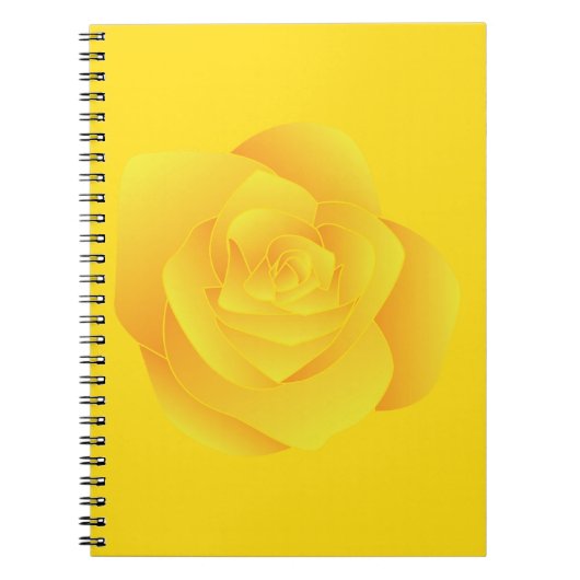 Gele Roos Notitieboek (Voorkant)