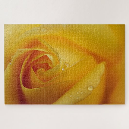 Gele Roos Puzzel (Horizontaal)