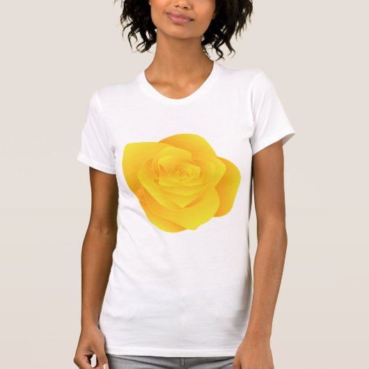 Gele Roos T-shirt (Voorkant)