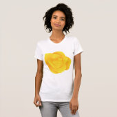 Gele Roos T-shirt (Voorkant volledig)