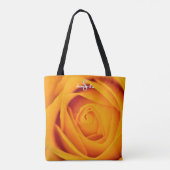 Gele Roos Tote Bag (Achterkant)