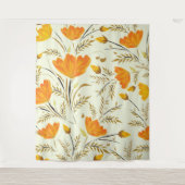 Gele roos wandkleed (Voorkant)