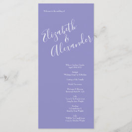 Gele Roos Weddenschap met Periwinkle Menu