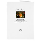 Gele Rose (Achterkant)