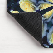 Gele Rose Abstracte Flower Art Muismat (Hoek)