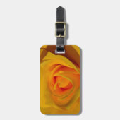 Gele Rose Bagagelabel (Voorkant verticaal)