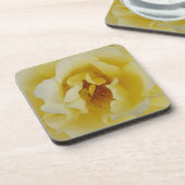 Gele Rose Bier Onderzetter (Linkerzijde)