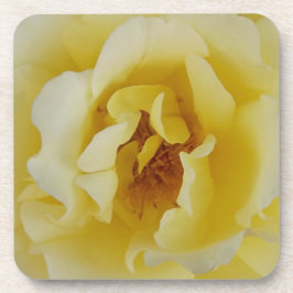 Gele Rose Bier Onderzetter