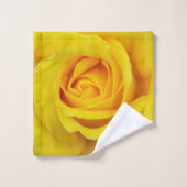 Gele Rose Blossom Bathroom Towel Set Bad Handdoek (Wasdoekje)