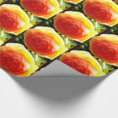 Gele Rose Cadeaupapier (Hoek)