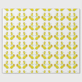 Gele Rose. Cadeaupapier (Vlak)