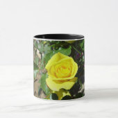 Gele Rose Floral 4 Mok (Midden)